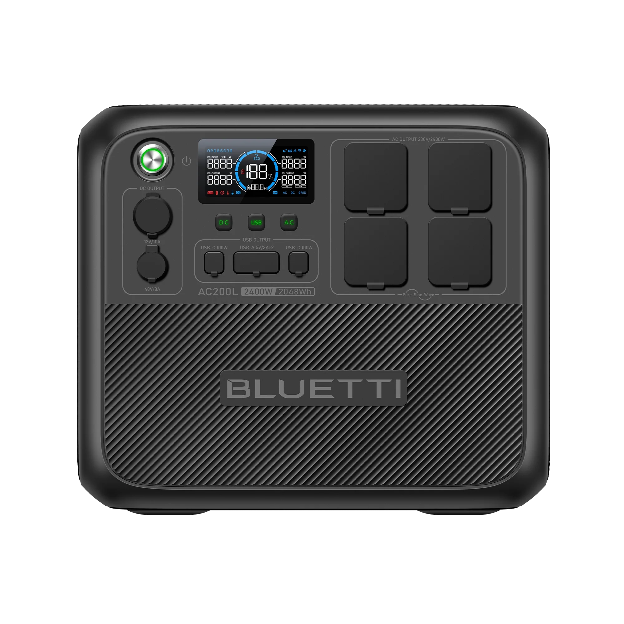BLUETTI AC200L Portable Power Station | 2400W 2048Wh