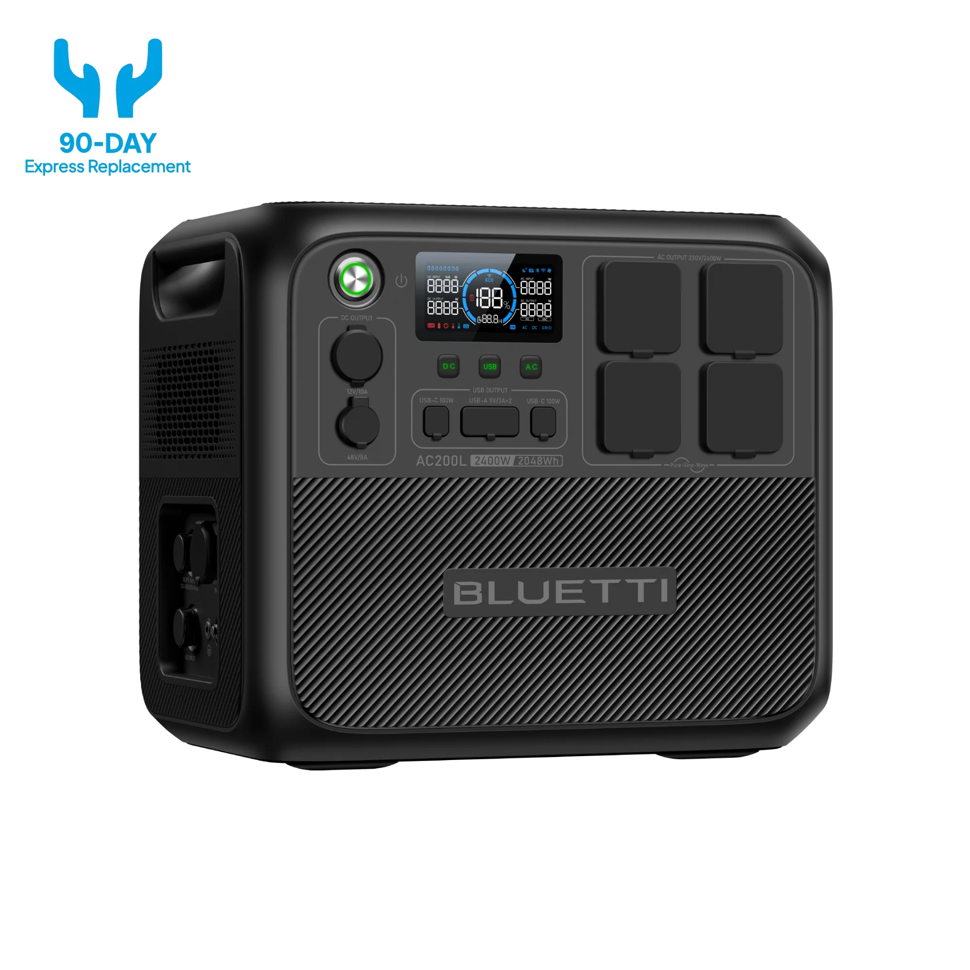 BLUETTI AC200L Portable Power Station | 2400W 2048Wh - Image 5