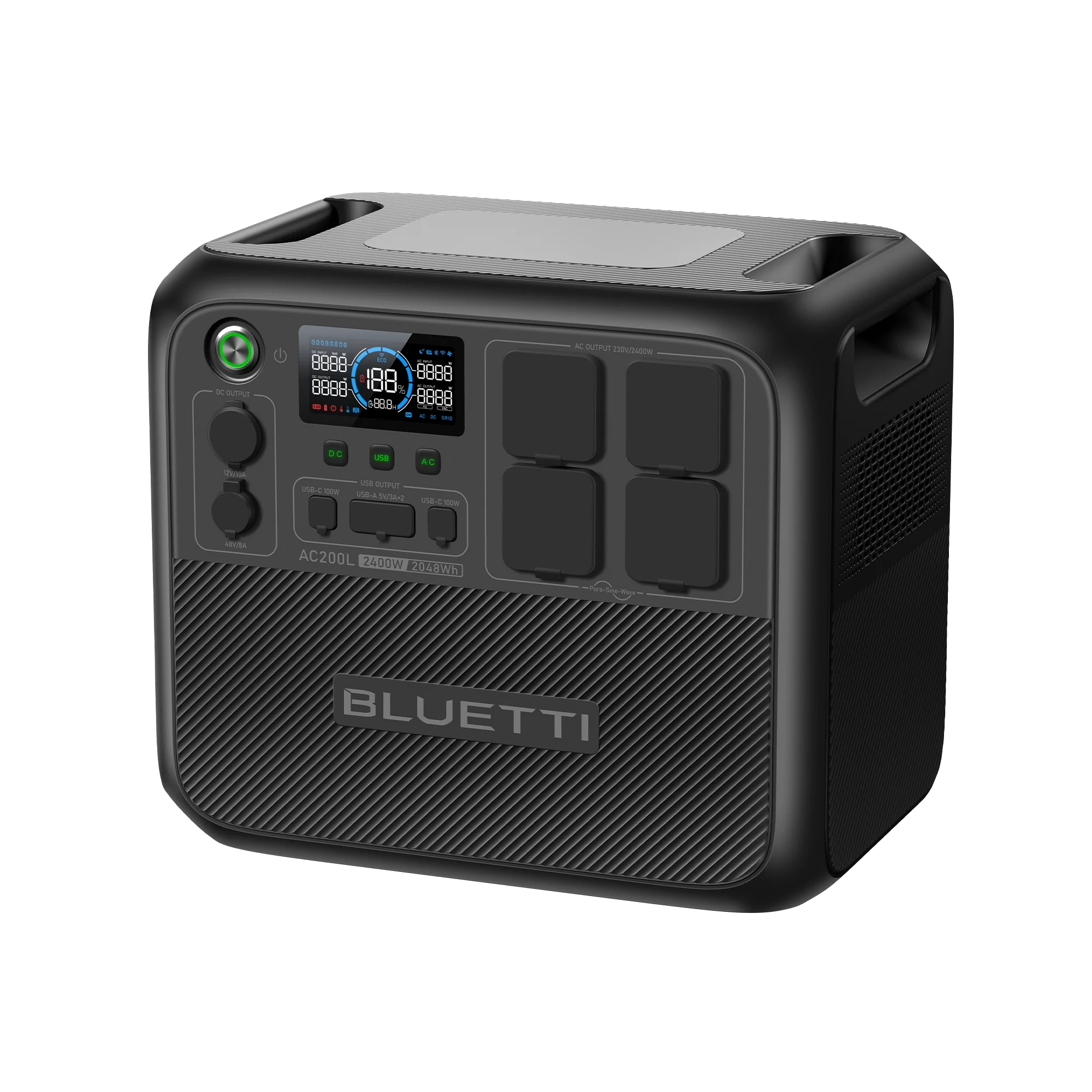 BLUETTI AC200L Portable Power Station | 2400W 2048Wh - Image 8