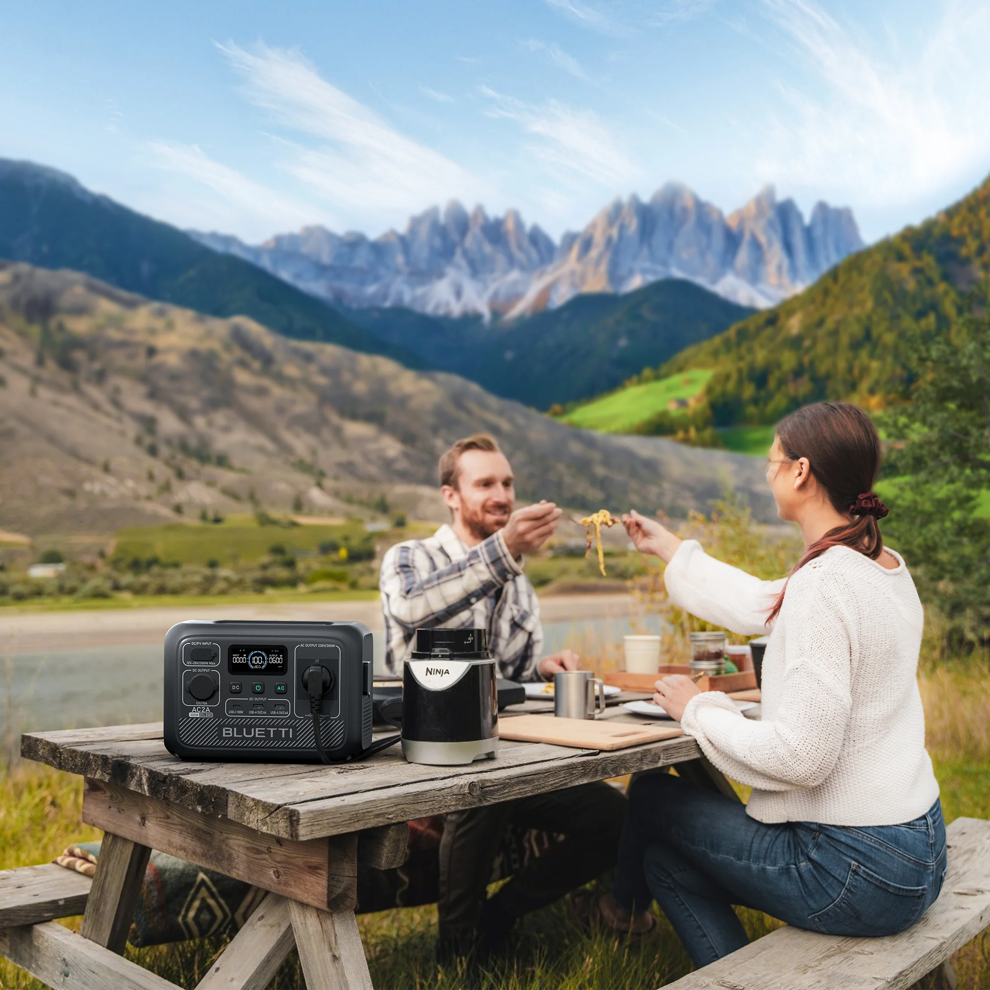 BLUETTI AC2A Portable Power Station | 300W 204,8Wh - Image 2