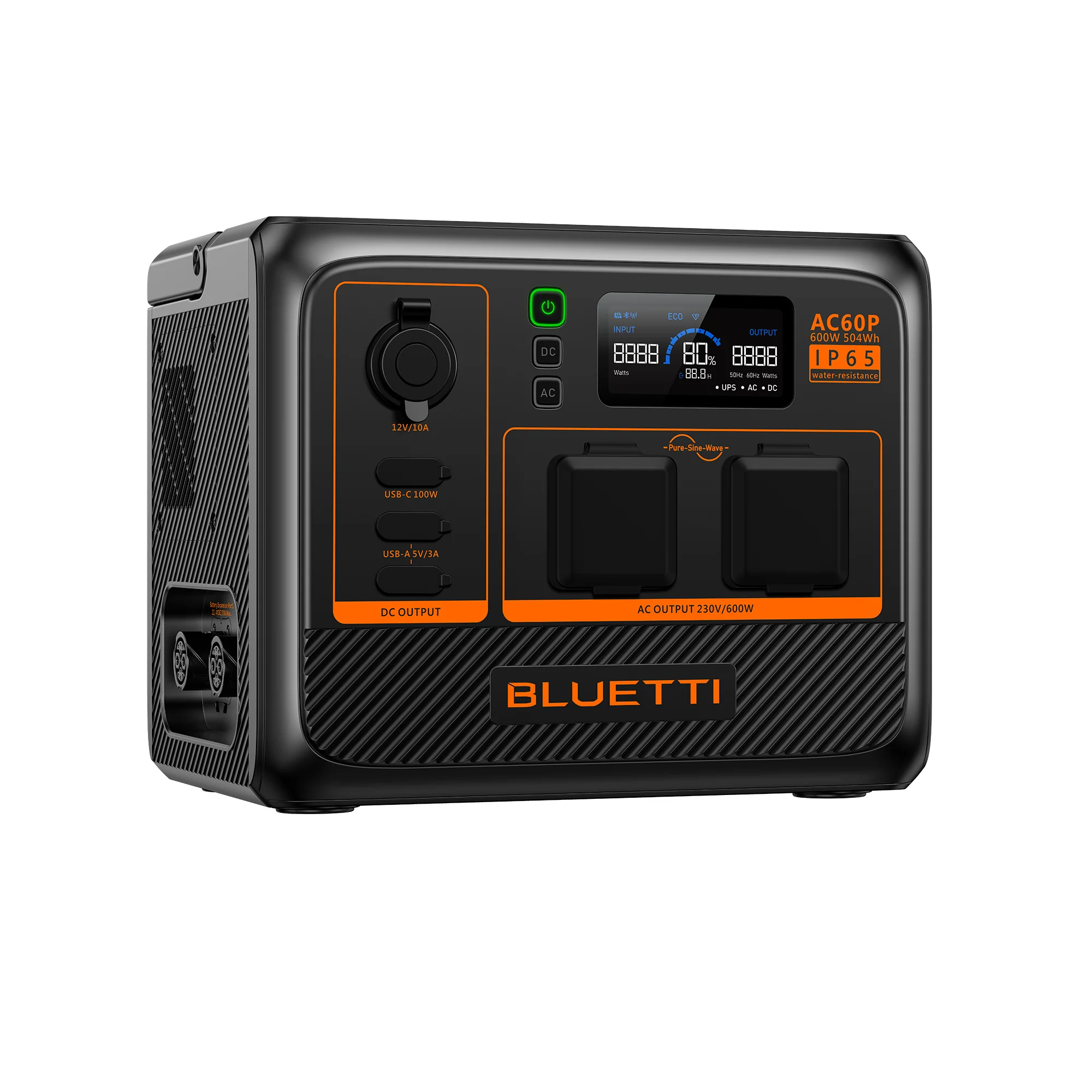 BLUETTI AC60P Portable Power Station | 600W 504Wh - Image 2