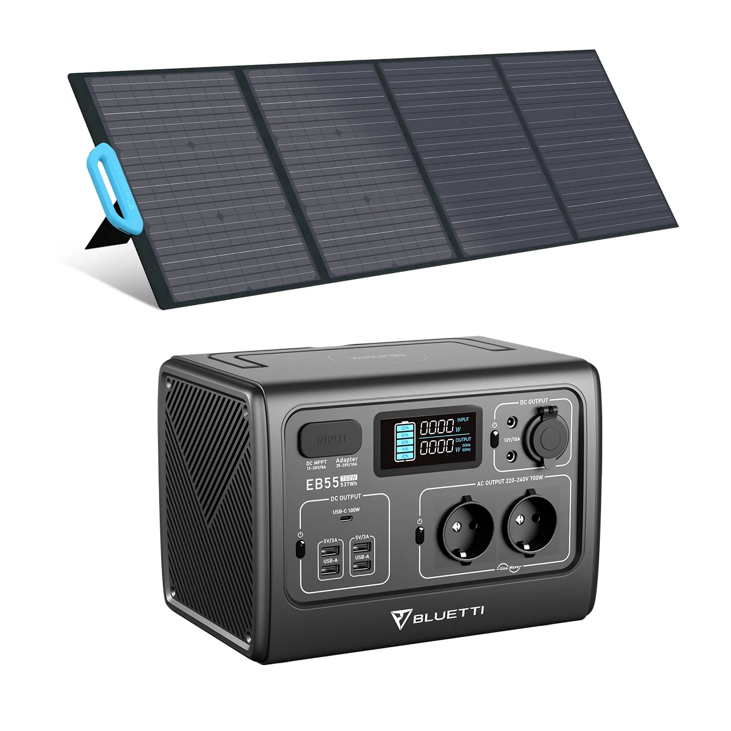 BLUETTI PowerOak EB55 Portable Power Station | 700W 537Wh - Image 6