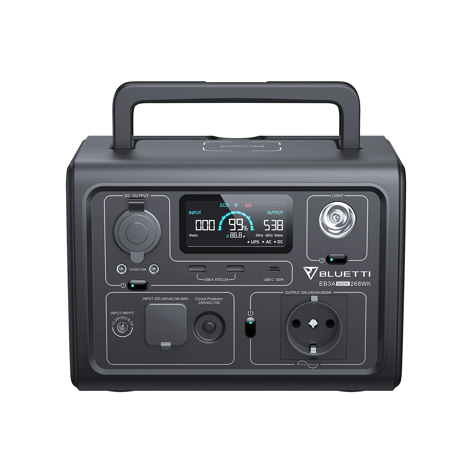 BLUETTI EB3A+120W Solar Generator Kit - Image 3