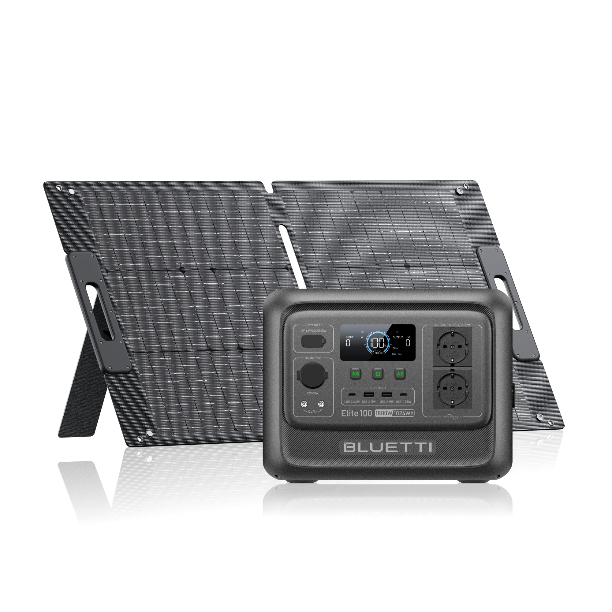 BLUETTI Elite 100 V2 + 100W