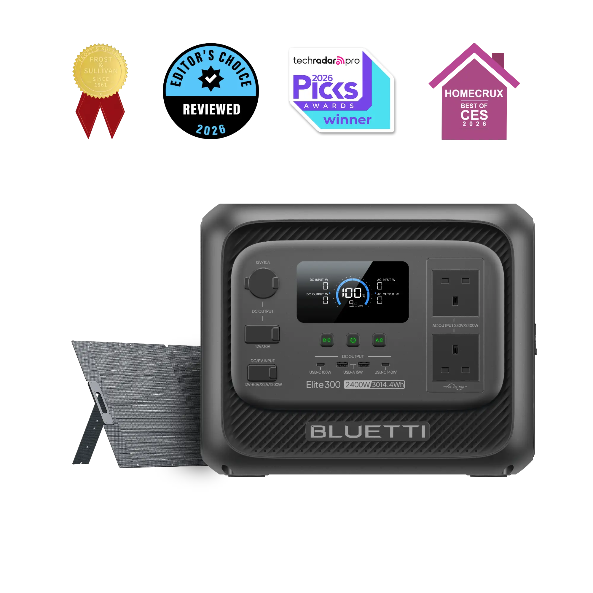 BLUETTI Elite 300 Portable Power Station | 2,400W 3,014.4Wh | UK Plug - Image 4